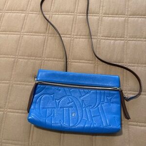 Carolina Herrera Vibrant Blue Crossbody Bag